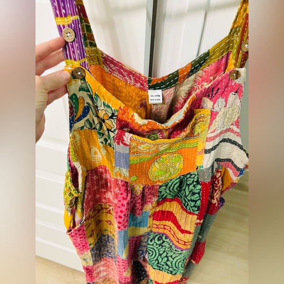 Colorful Patchwork Jumpsuit Kantha Bae - Picture 4 of 12